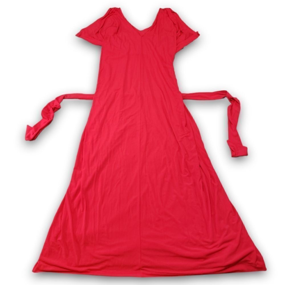 Victoria’s Secret Dress Small Women's Maxi Dress Long Dress V-neck Bright Red